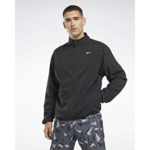 Reebok Men Running Woven Windbreaker Black Size S